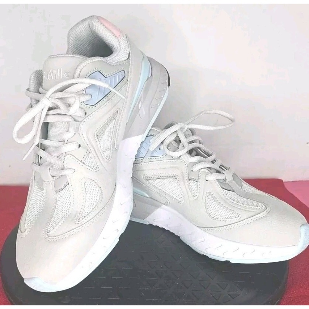 Women's 8.5 Wide FitVille Marca Rebound Core Blue Walking Shoes Brooks‎